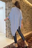 Paloma Oversized Grunge Knit Denim